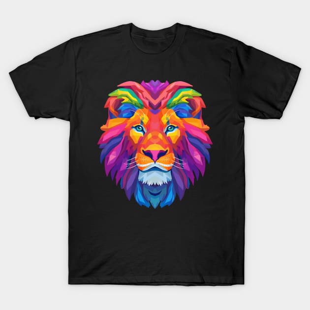 lion popart T-Shirt by SHINIGAMII